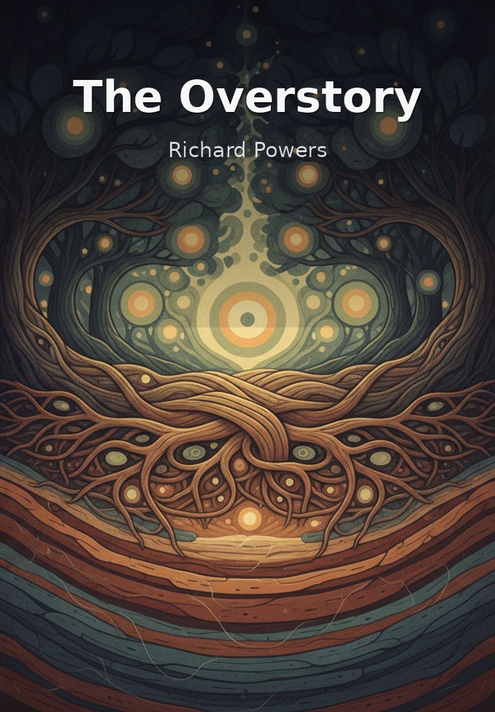 The Overstory by Richard Powers book cover