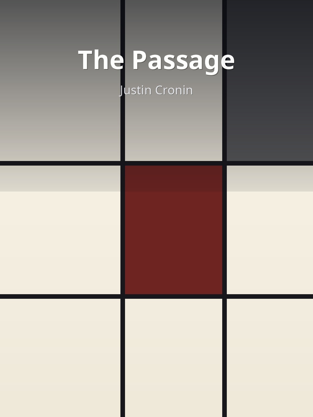 The Passage by Justin Cronin book cover