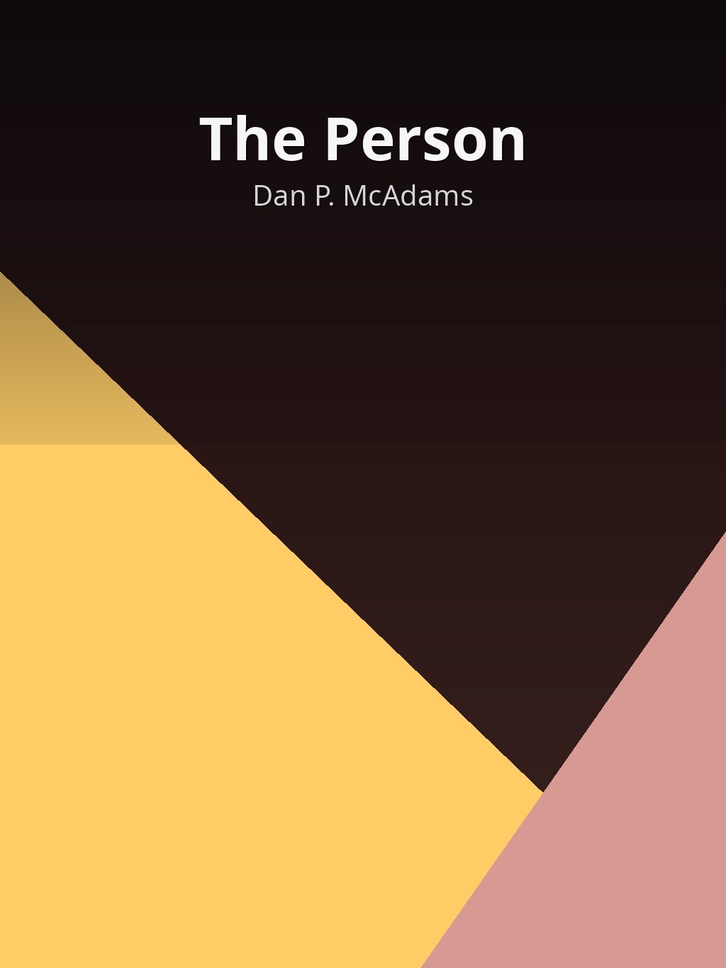 The Person by Dan P. McAdams book cover