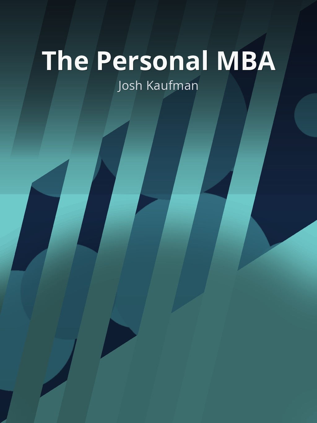 The Personal MBA by Josh Kaufman book cover
