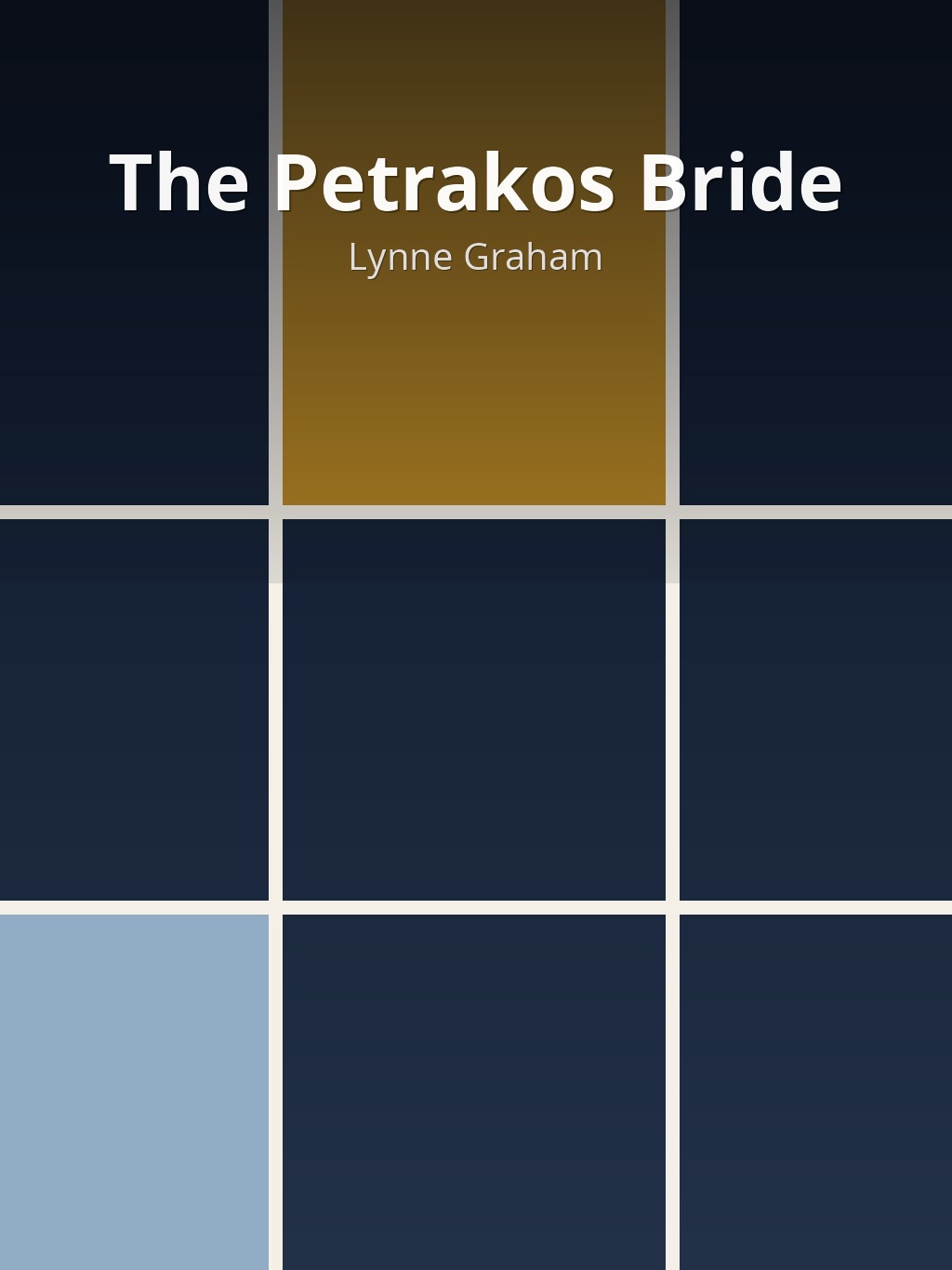 The Petrakos Bride by Lynne Graham book cover