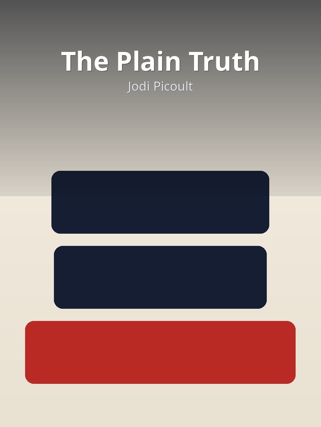 The Plain Truth by Jodi Picoult book cover