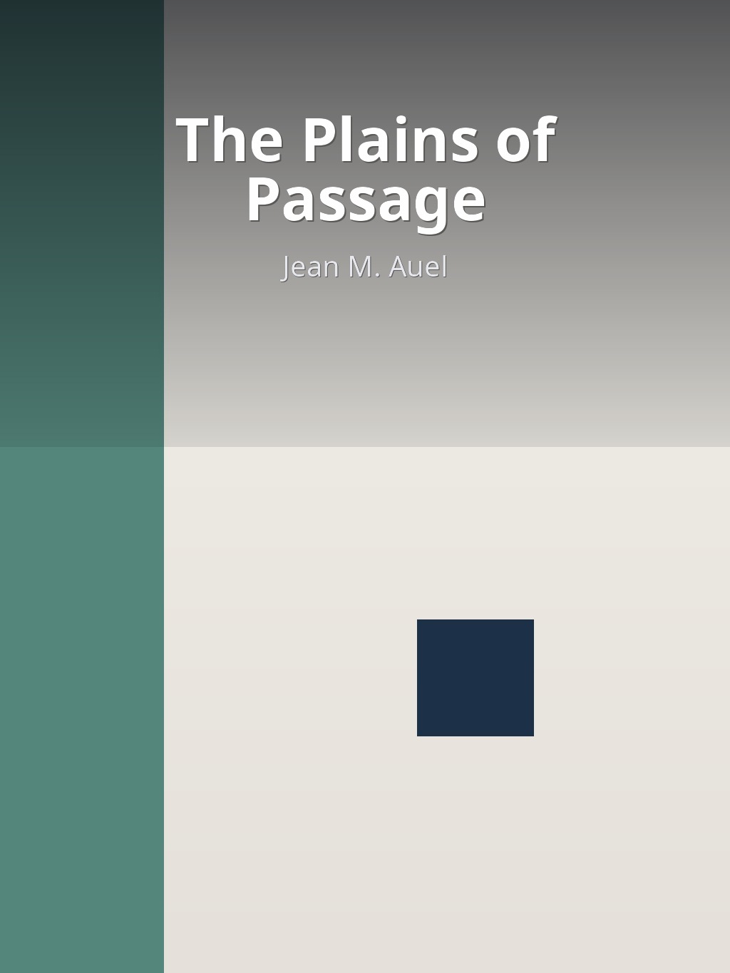 The Plains of Passage by Jean M. Auel book cover