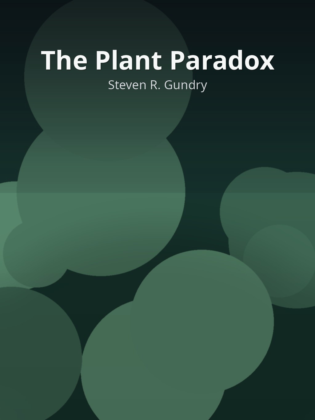 The Plant Paradox by Steven R. Gundry book cover