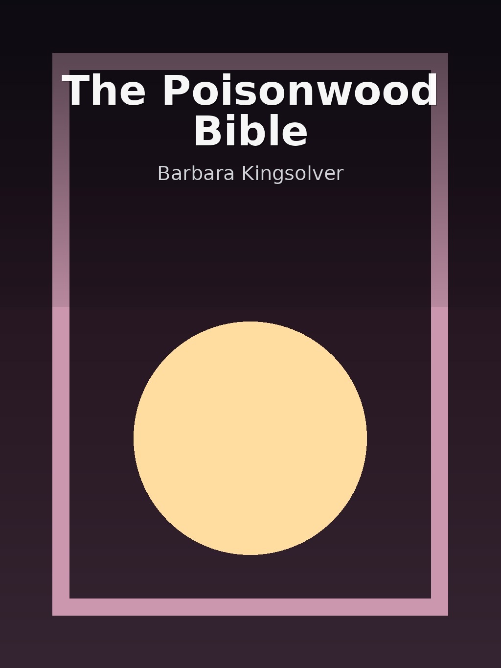 The Poisonwood Bible by Barbara Kingsolver book cover