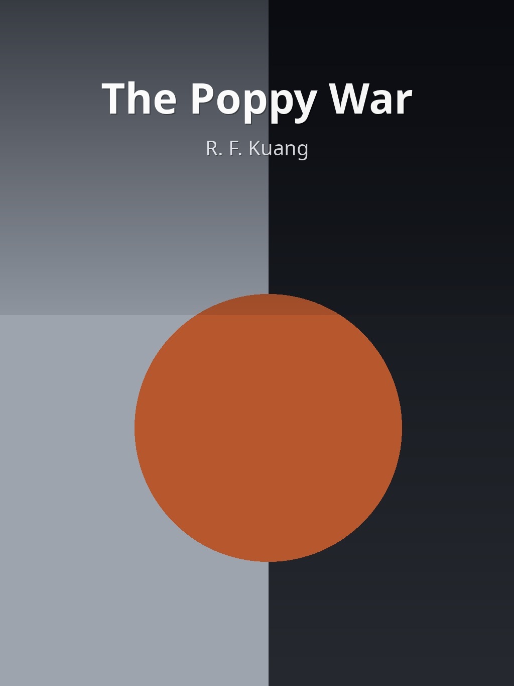 The Poppy War by R. F. Kuang book cover