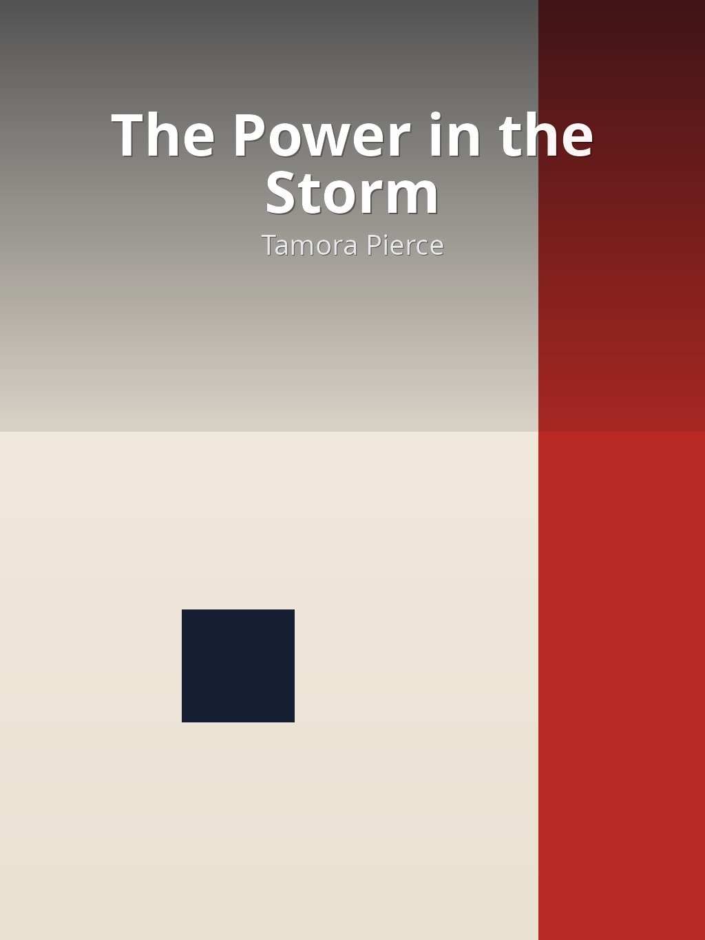 The Power in the Storm by Tamora Pierce book cover