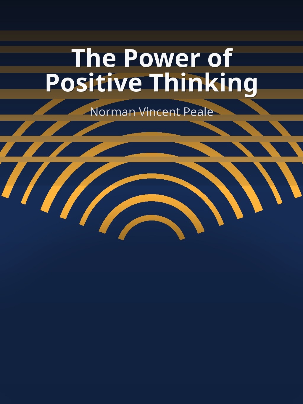 The Power of Positive Thinking by Norman Vincent Peale book cover
