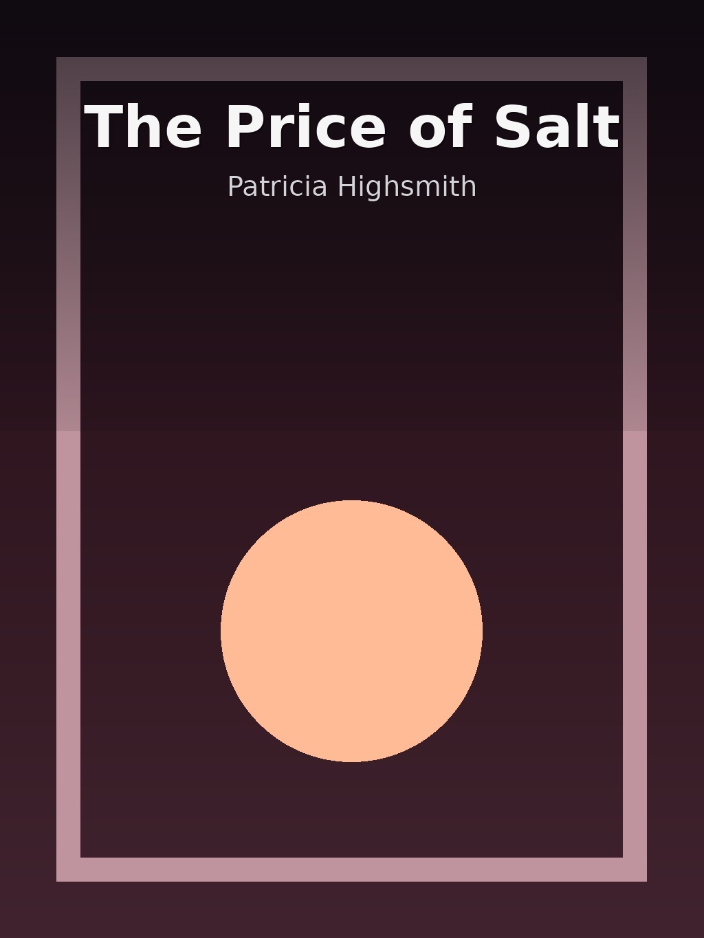 The Price of Salt by Patricia Highsmith book cover