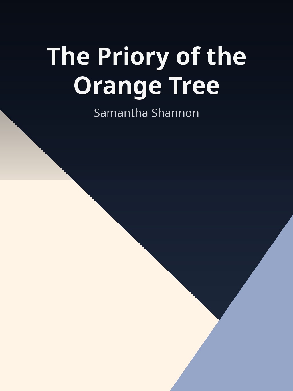 The Priory of the Orange Tree by Samantha Shannon book cover