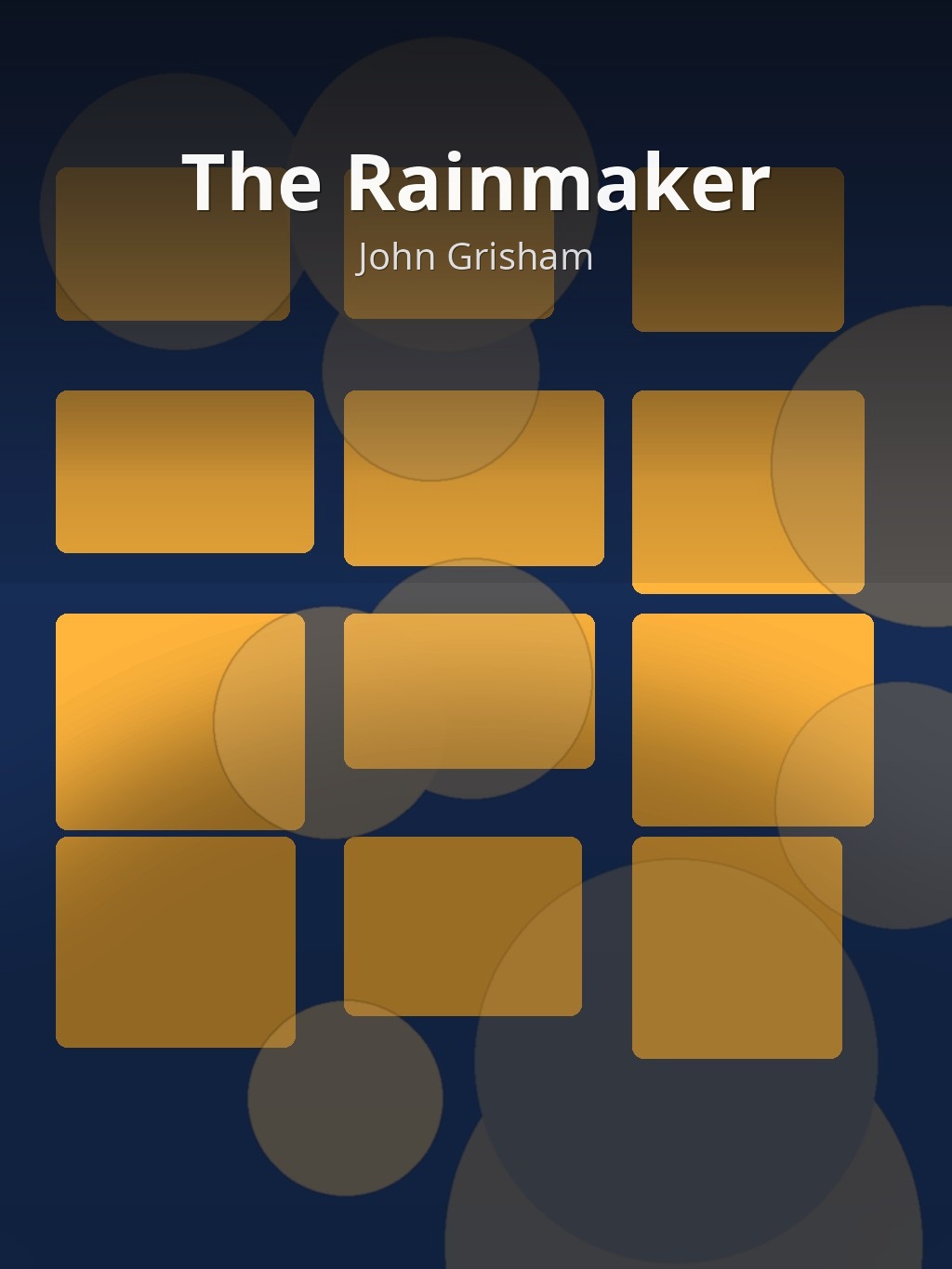 The Rainmaker by John Grisham book cover