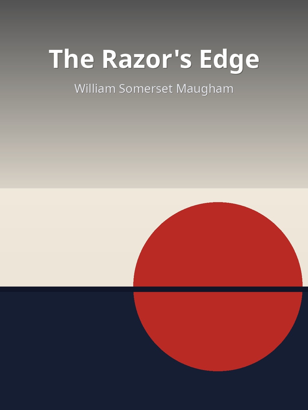 The Razor's Edge by William Somerset Maugham book cover