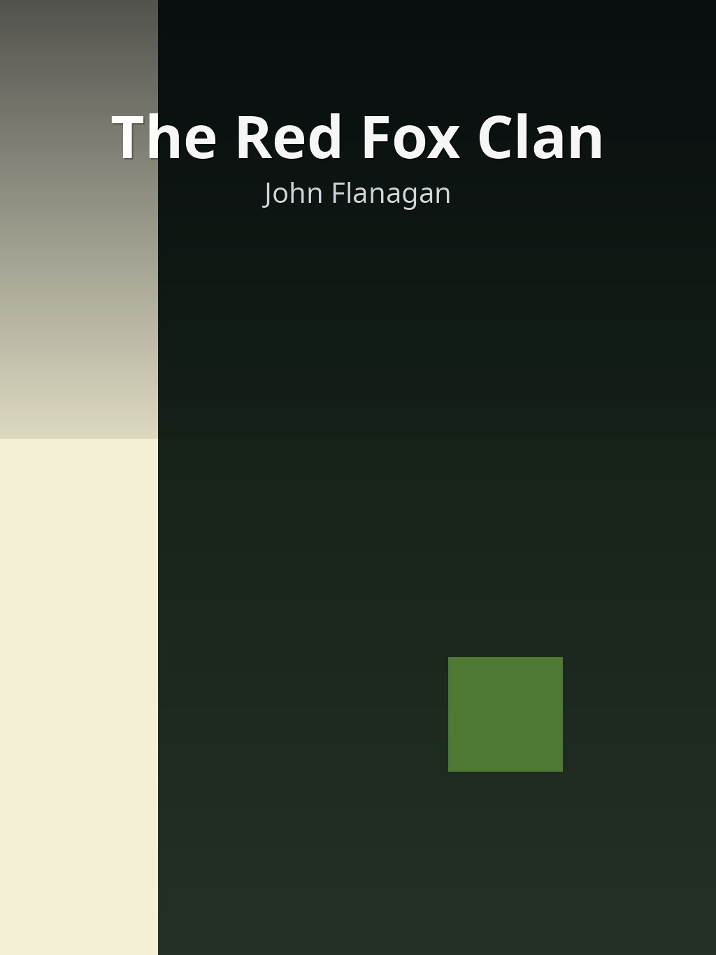 The Red Fox Clan by John Flanagan book cover