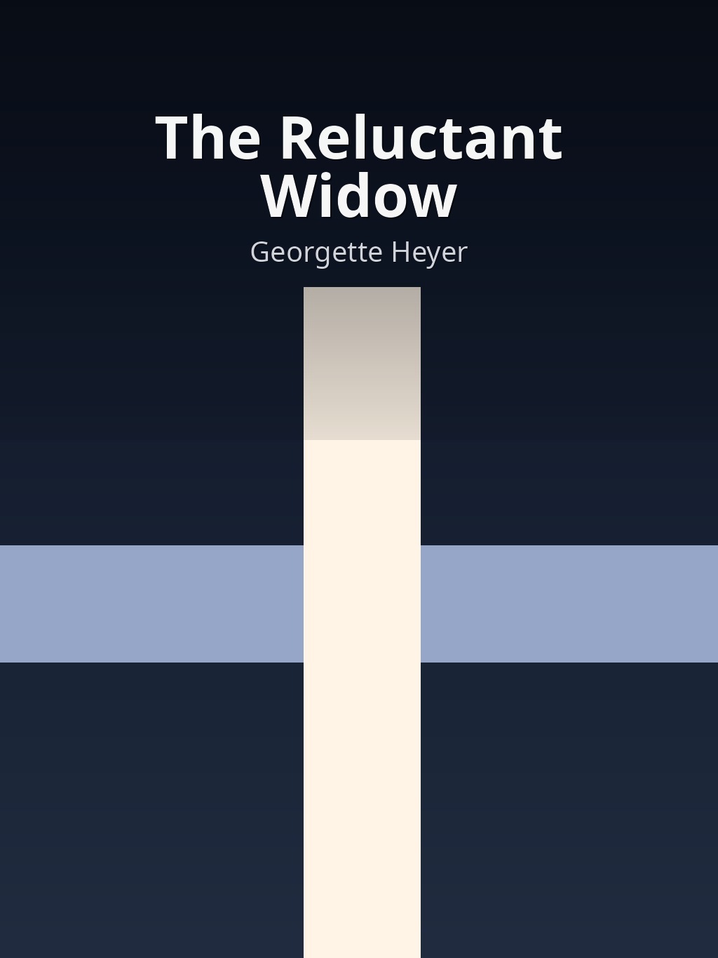 The Reluctant Widow by Georgette Heyer book cover