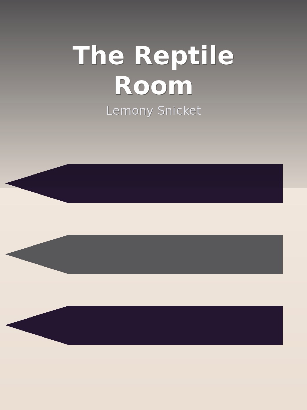 The Reptile Room by Lemony Snicket book cover