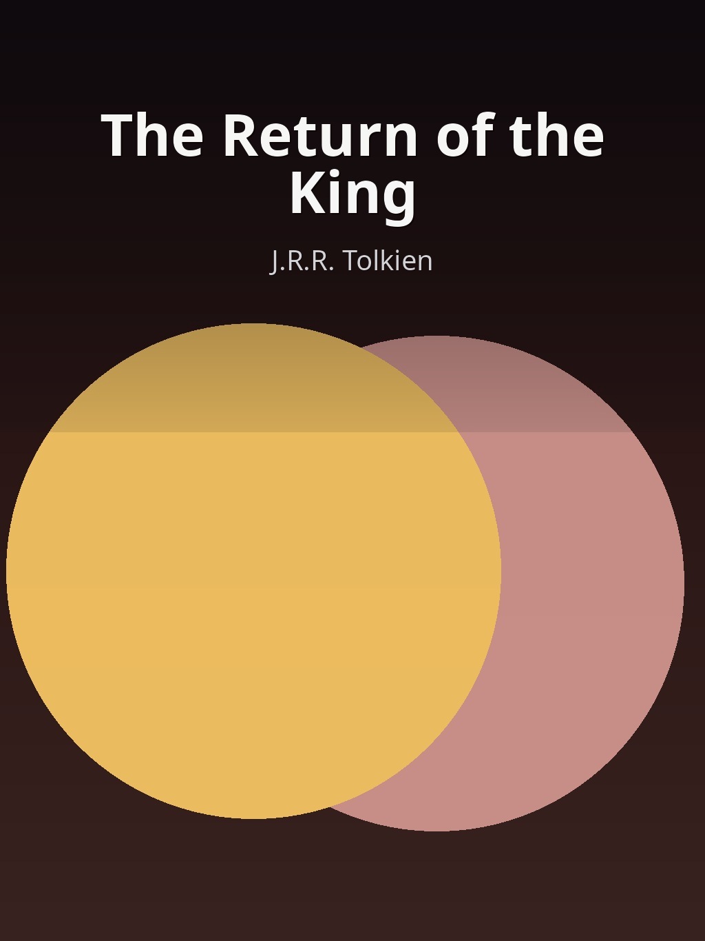 The Return of the King by J.R.R. Tolkien book cover