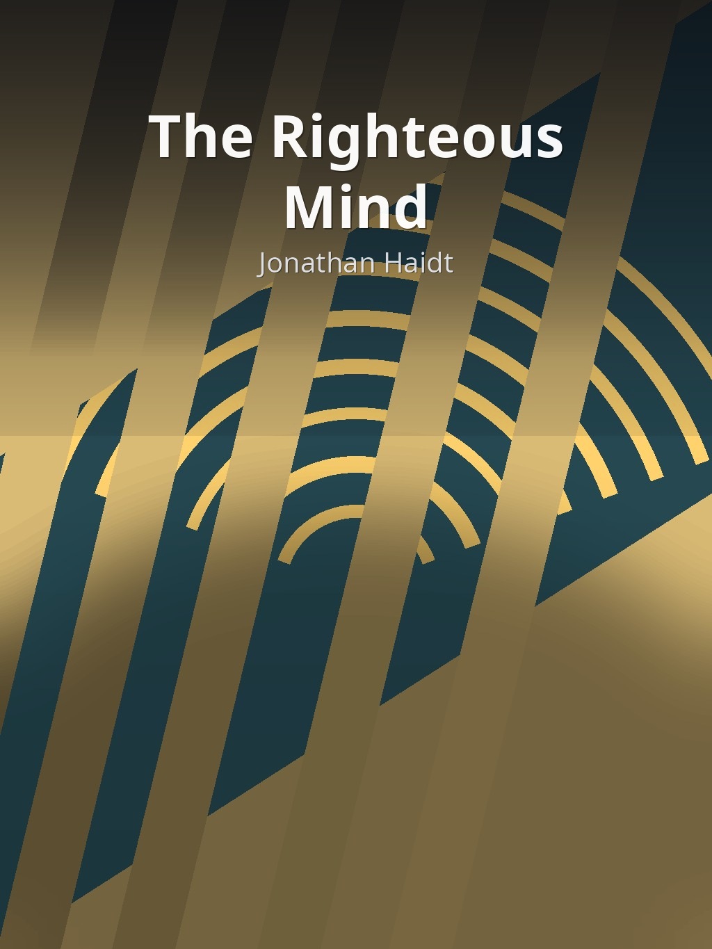 The Righteous Mind by Jonathan Haidt book cover