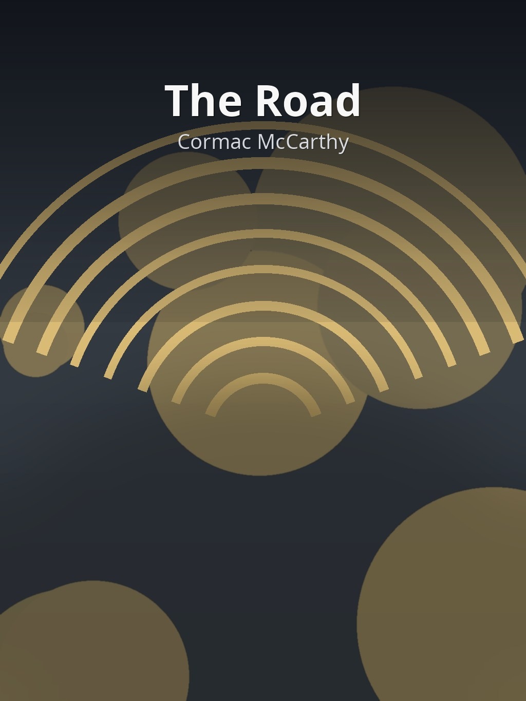 The Road by Cormac McCarthy book cover
