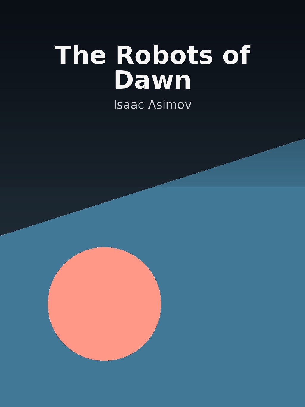The Robots of Dawn by Isaac Asimov book cover