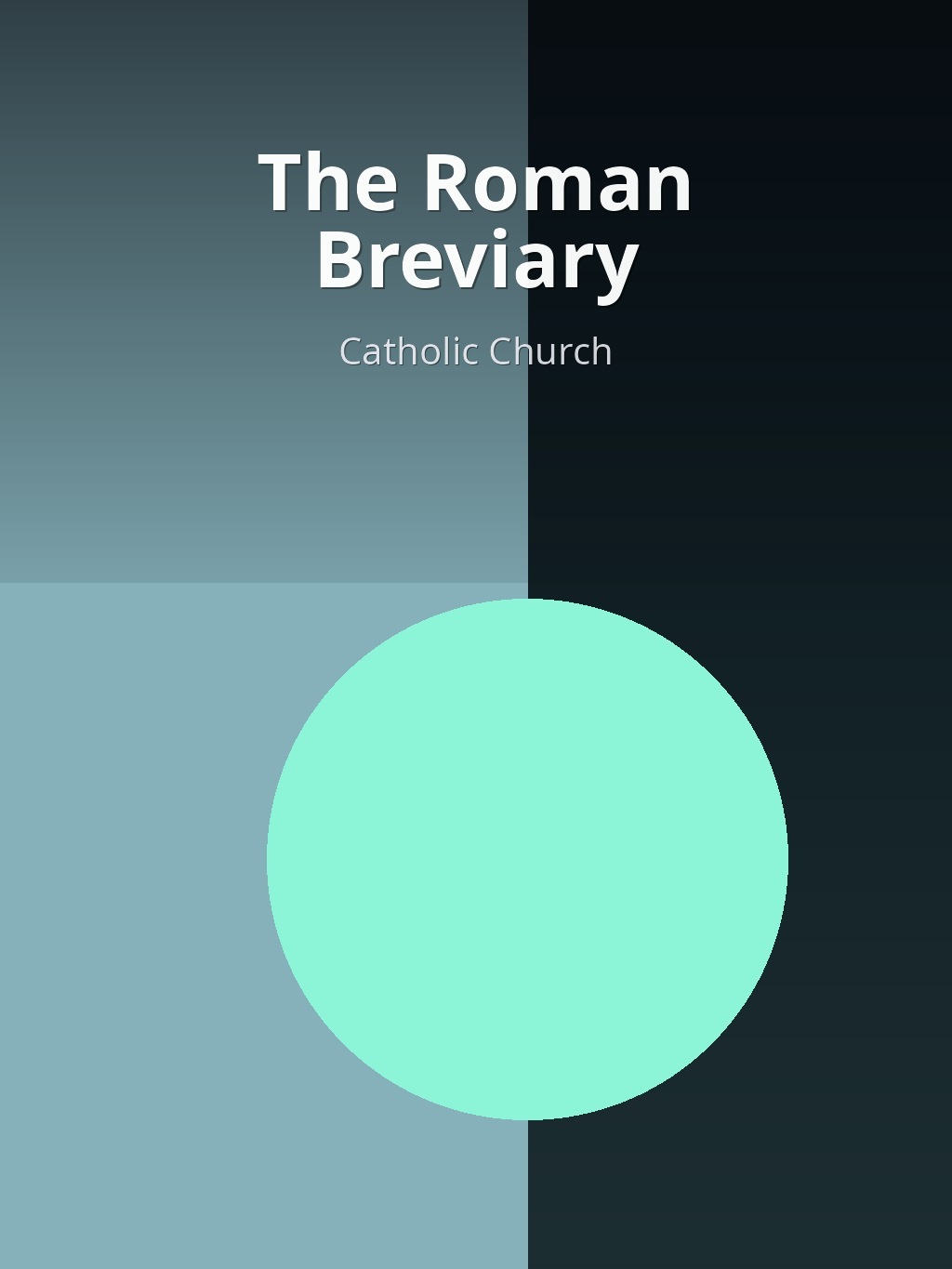 The Roman Breviary by Catholic Church book cover