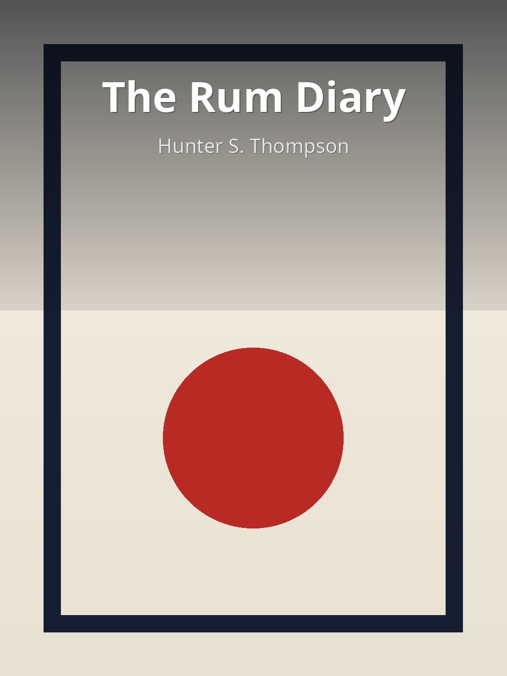 The Rum Diary by Hunter S. Thompson book cover