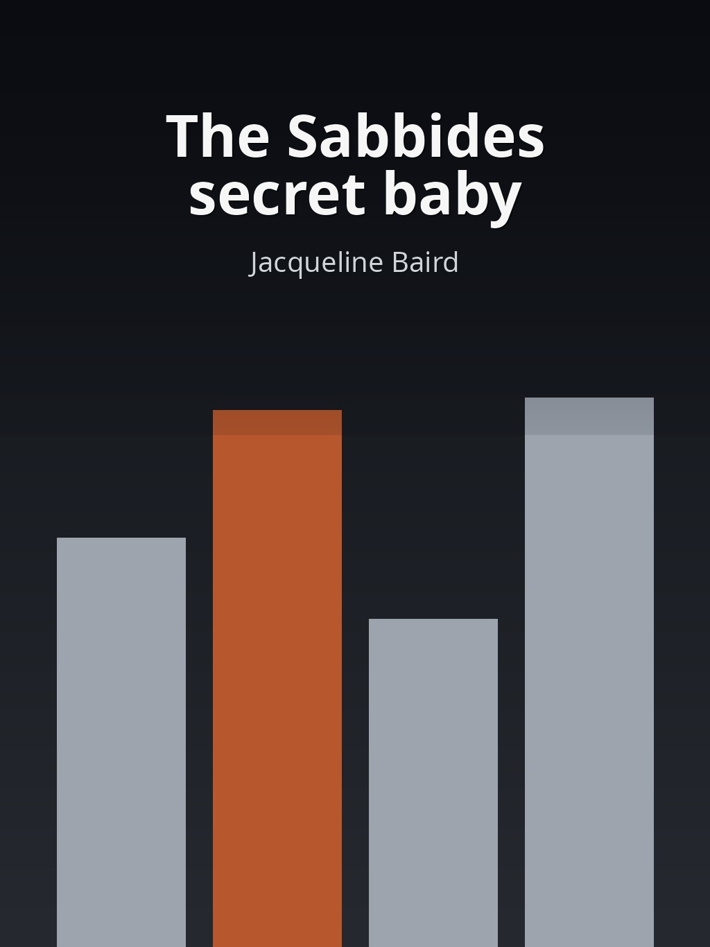 The Sabbides secret baby by Jacqueline Baird book cover
