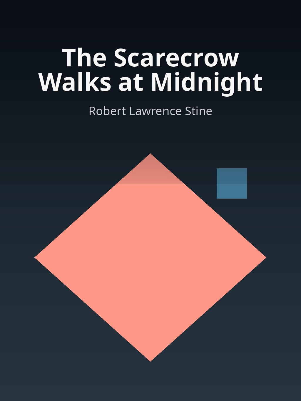 The Scarecrow Walks at Midnight by Robert Lawrence Stine book cover