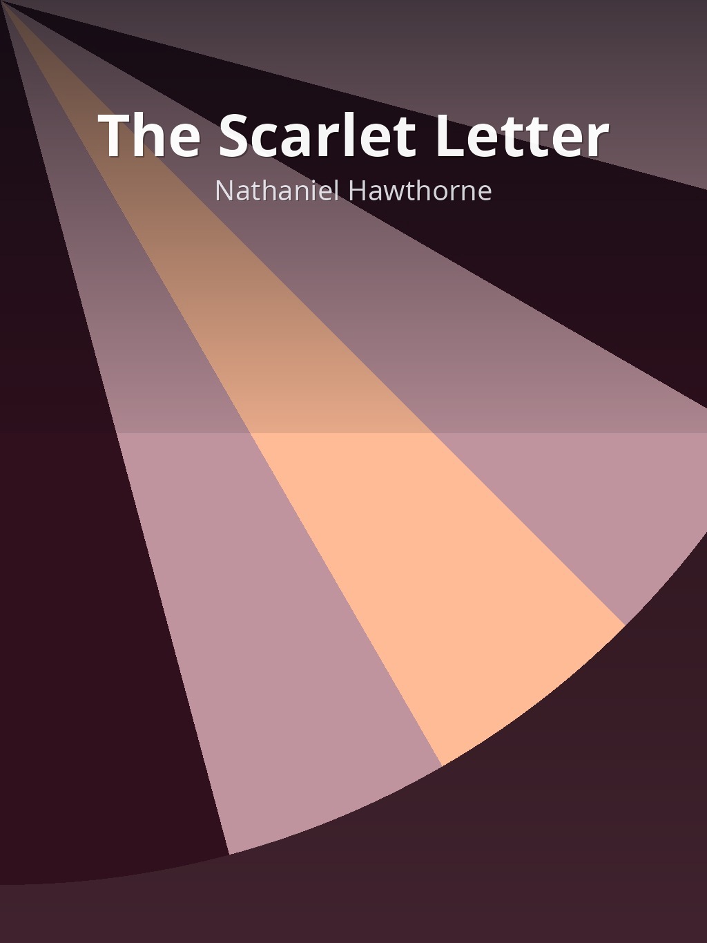 The Scarlet Letter by Nathaniel Hawthorne book cover