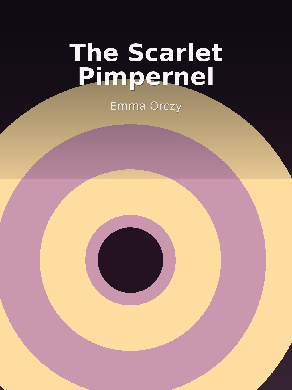 The Scarlet Pimpernel by Emma Orczy book cover