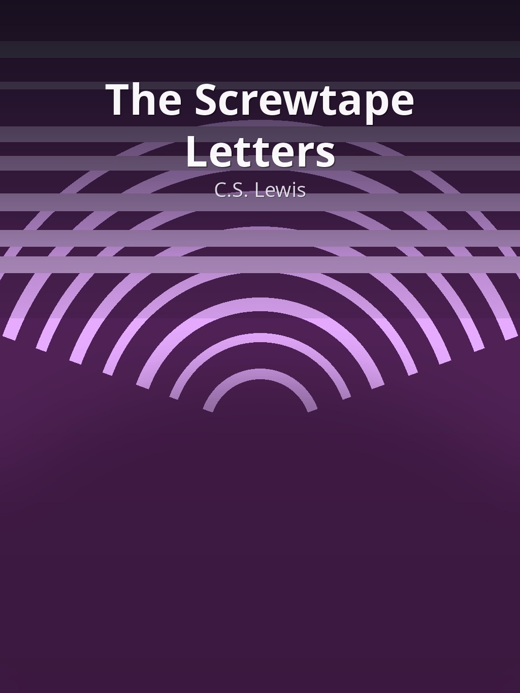 The Screwtape Letters by C.S. Lewis book cover