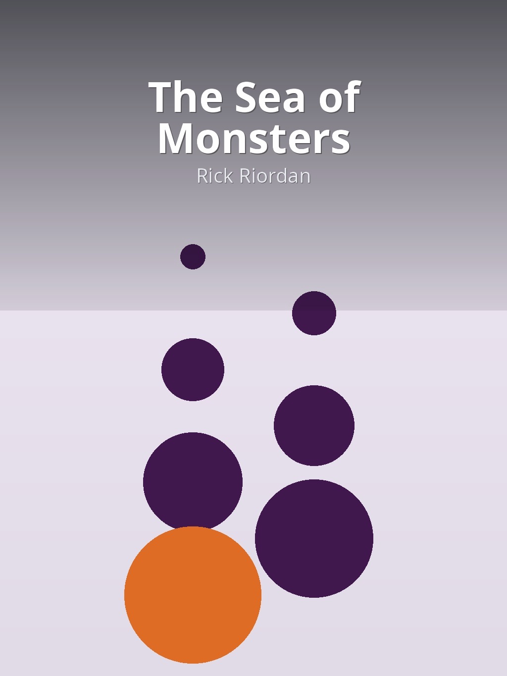 The Sea of Monsters by Rick Riordan book cover