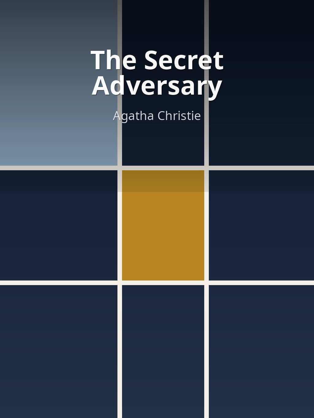 The Secret Adversary by Agatha Christie book cover