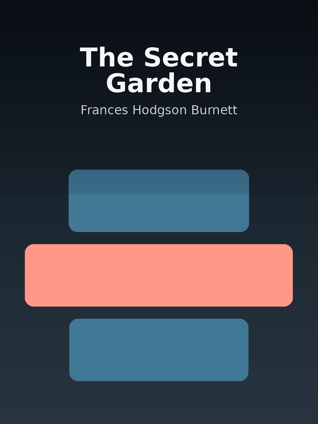 The Secret Garden by Frances Hodgson Burnett book cover