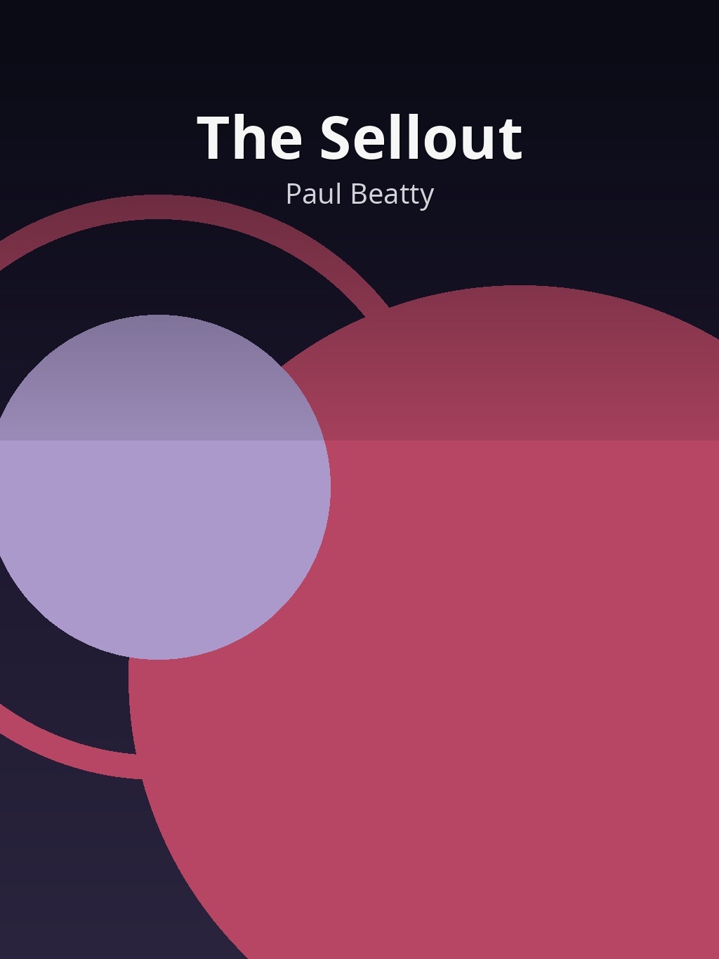 The Sellout by Paul Beatty book cover