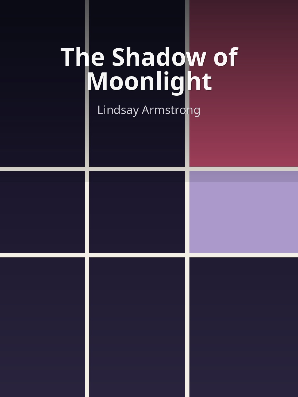 The Shadow of Moonlight by Lindsay Armstrong book cover
