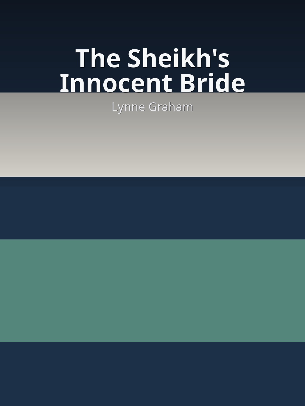 The Sheikh's Innocent Bride by Lynne Graham book cover