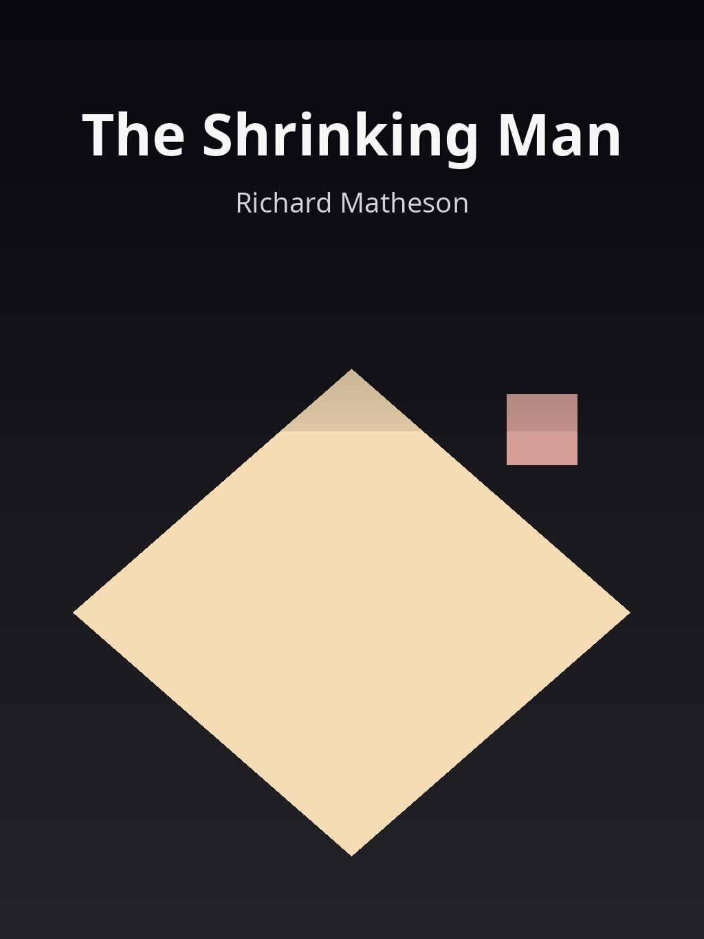The Shrinking Man by Richard Matheson book cover