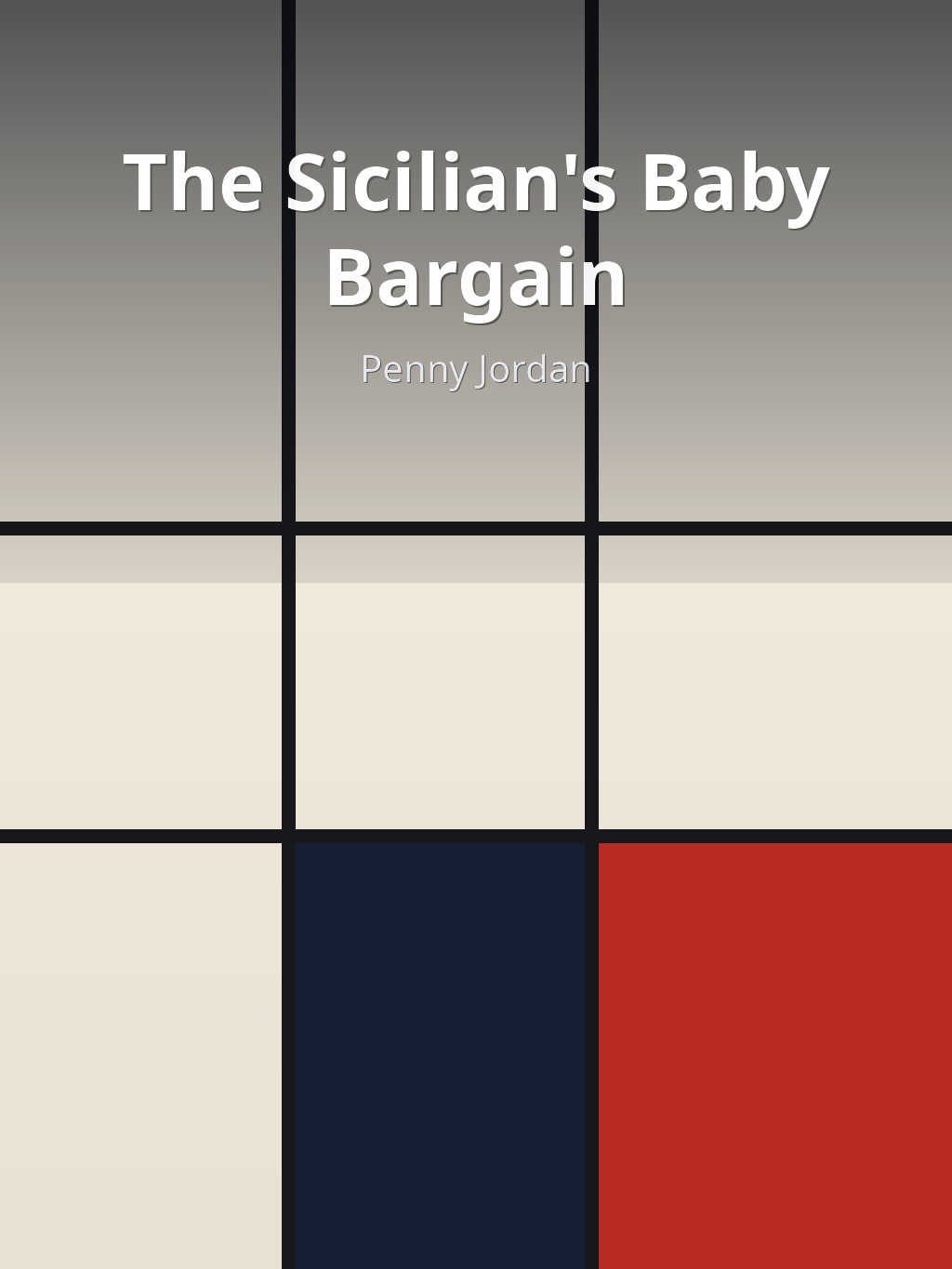 The Sicilian's Baby Bargain by Penny Jordan book cover