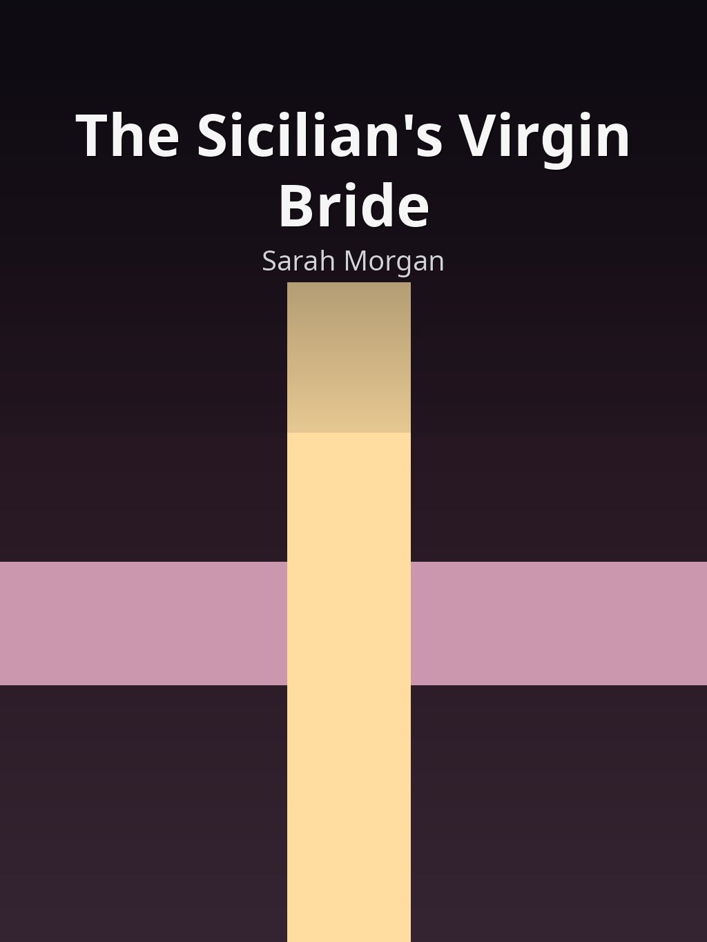 The Sicilian's Virgin Bride by Sarah Morgan book cover