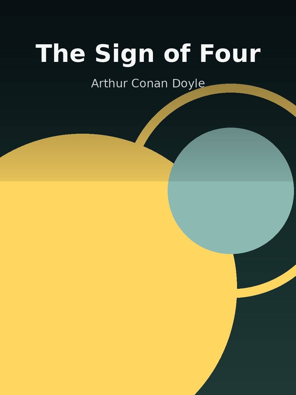 The Sign of Four by Arthur Conan Doyle book cover