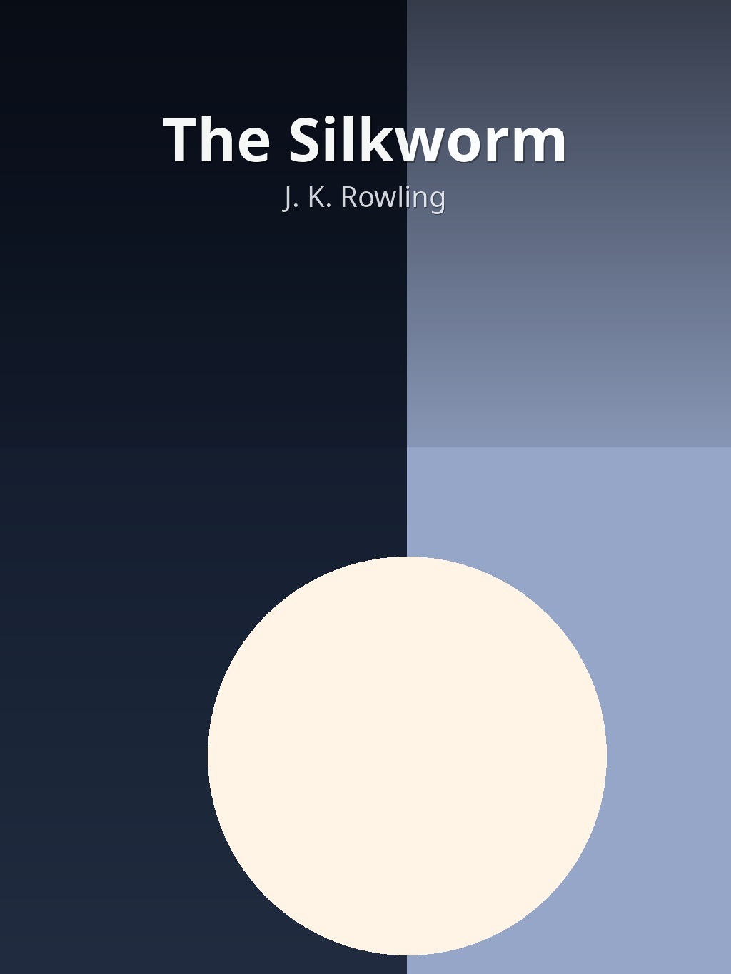 The Silkworm by J. K. Rowling book cover