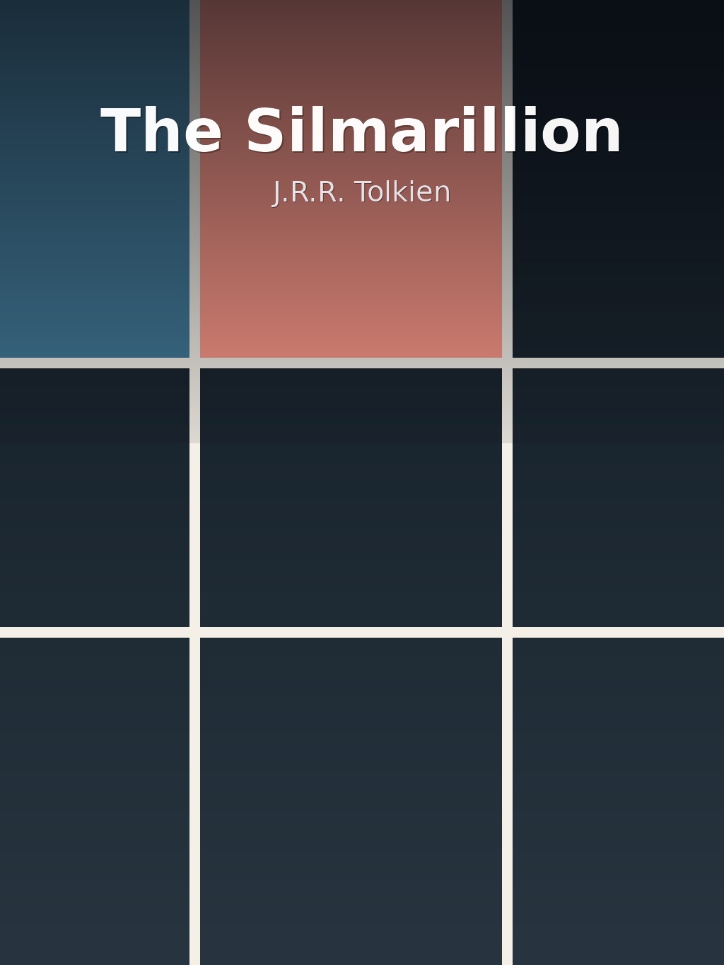 The Silmarillion by J.R.R. Tolkien book cover