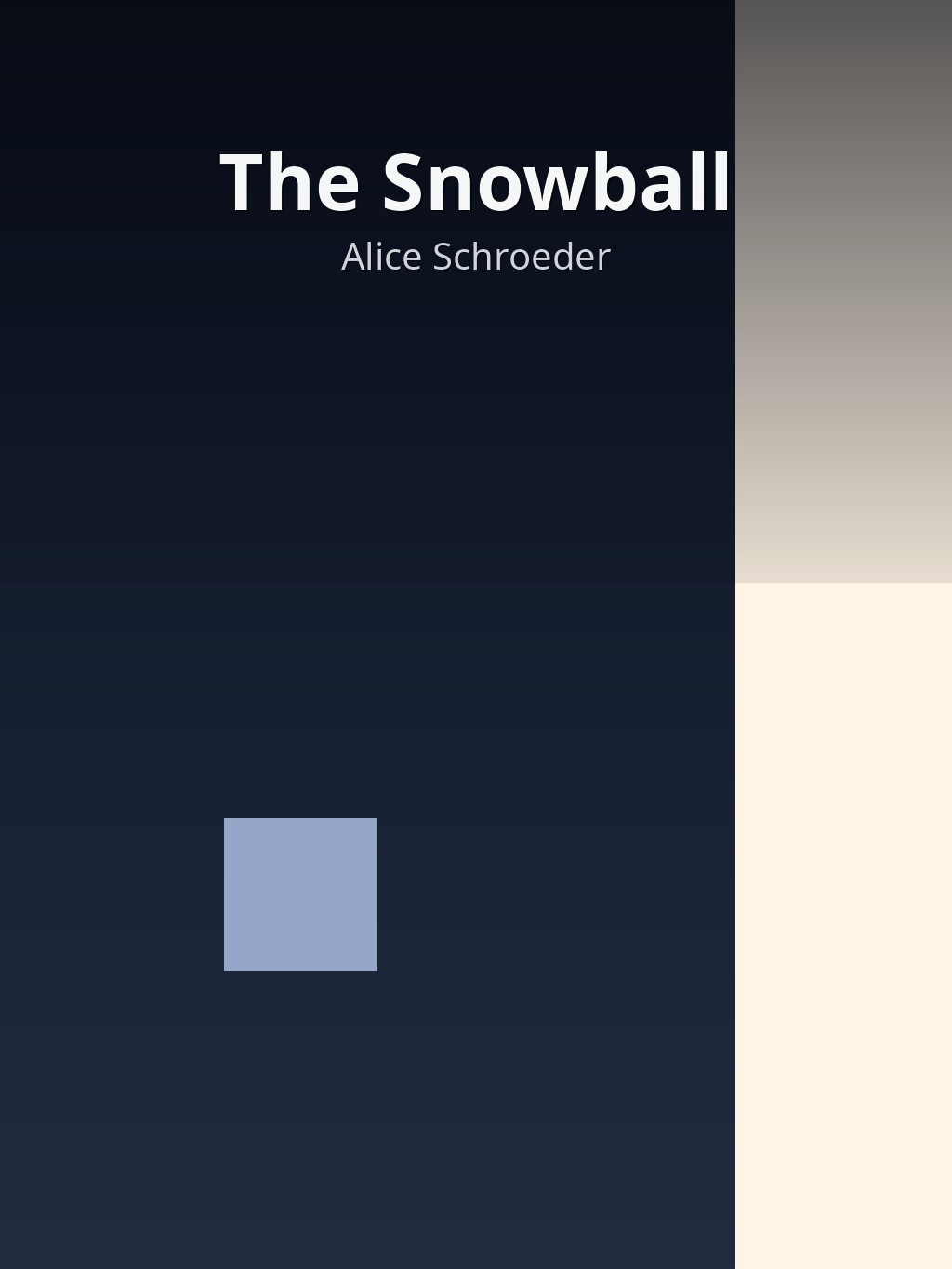 The Snowball by Alice Schroeder book cover