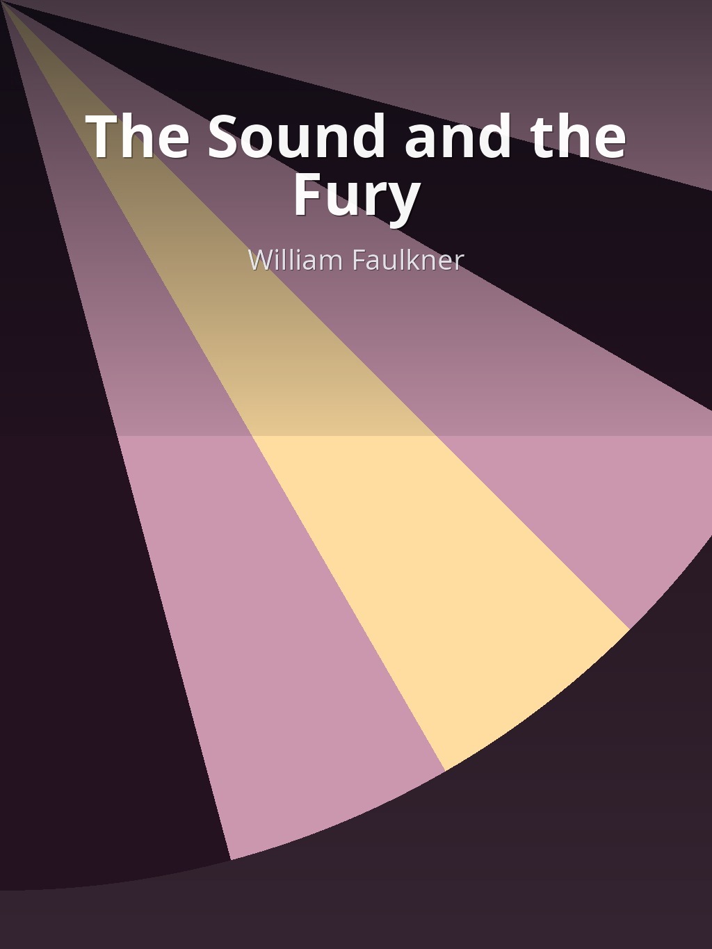 The Sound and the Fury by William Faulkner book cover