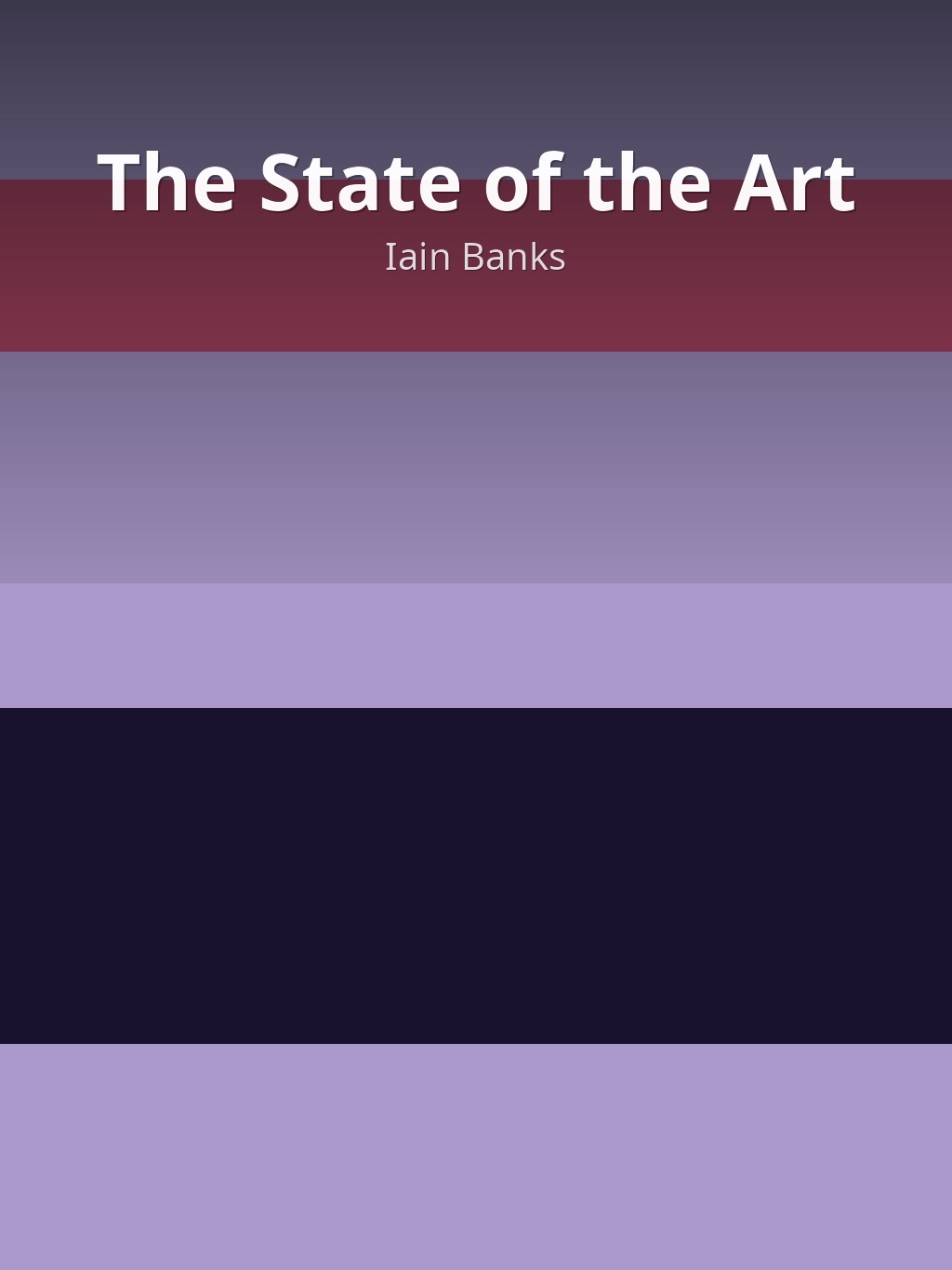 The State of the Art by Iain Banks book cover