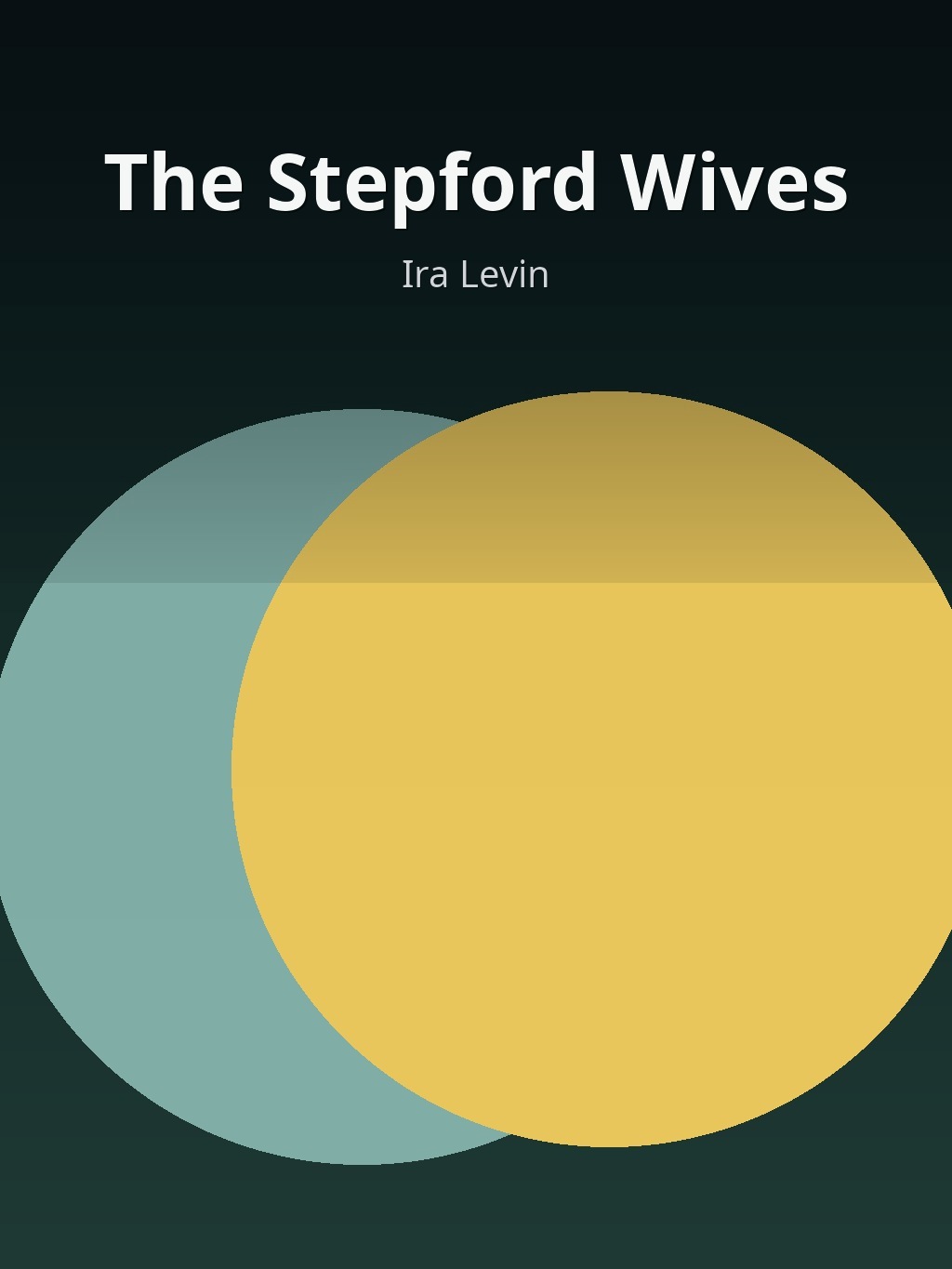 The Stepford Wives by Ira Levin book cover