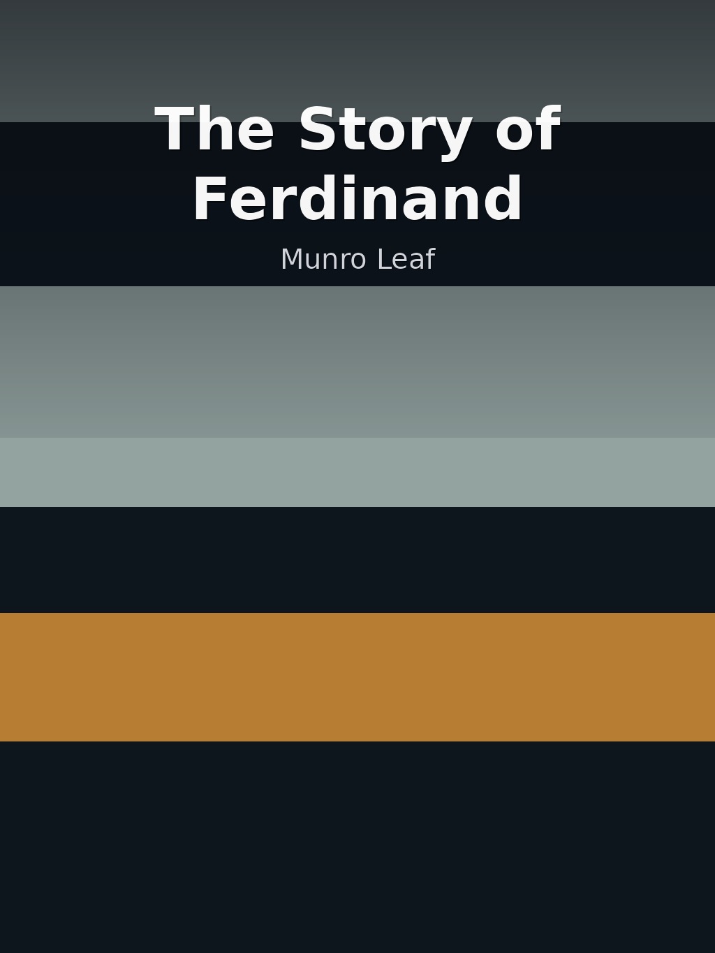 The Story of Ferdinand by Munro Leaf book cover