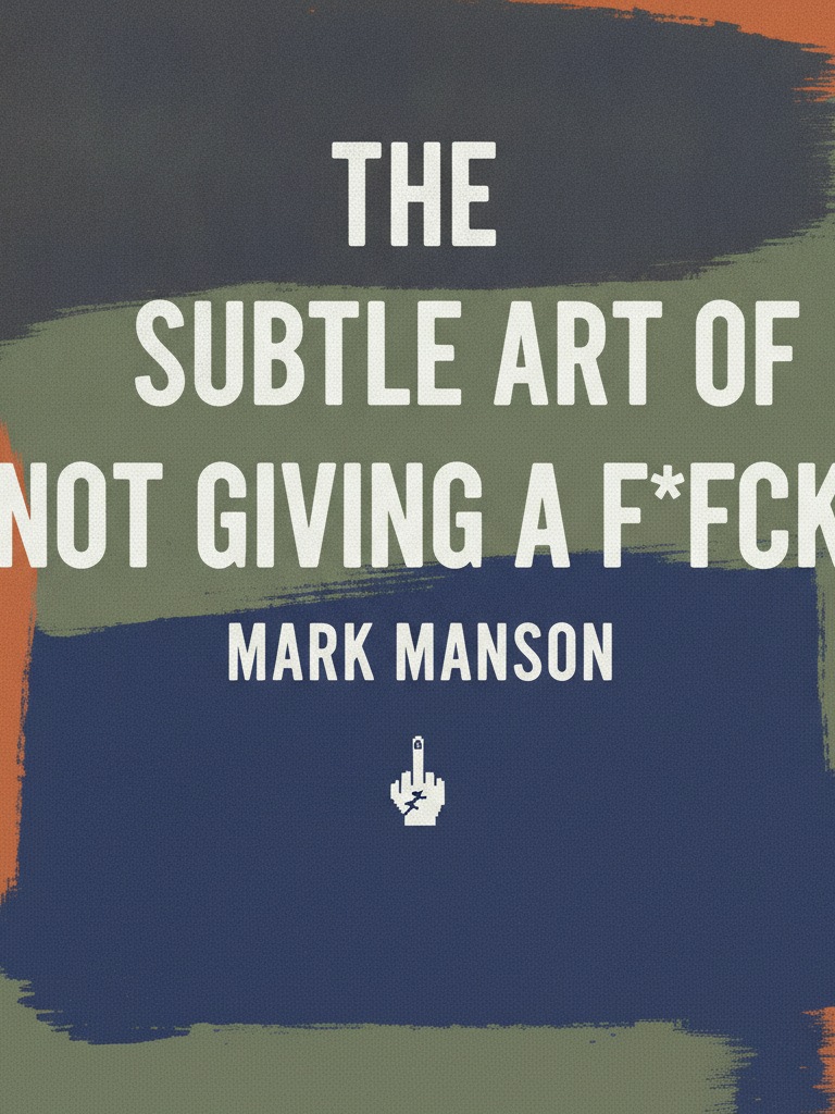 The Subtle Art of Not Giving a F*ck by Mark Manson book cover