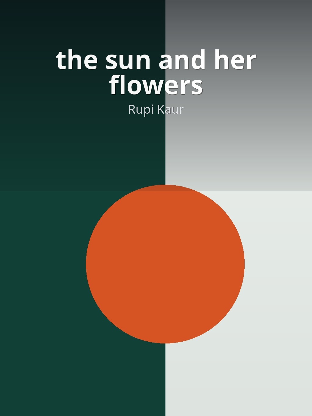 the sun and her flowers by Rupi Kaur book cover