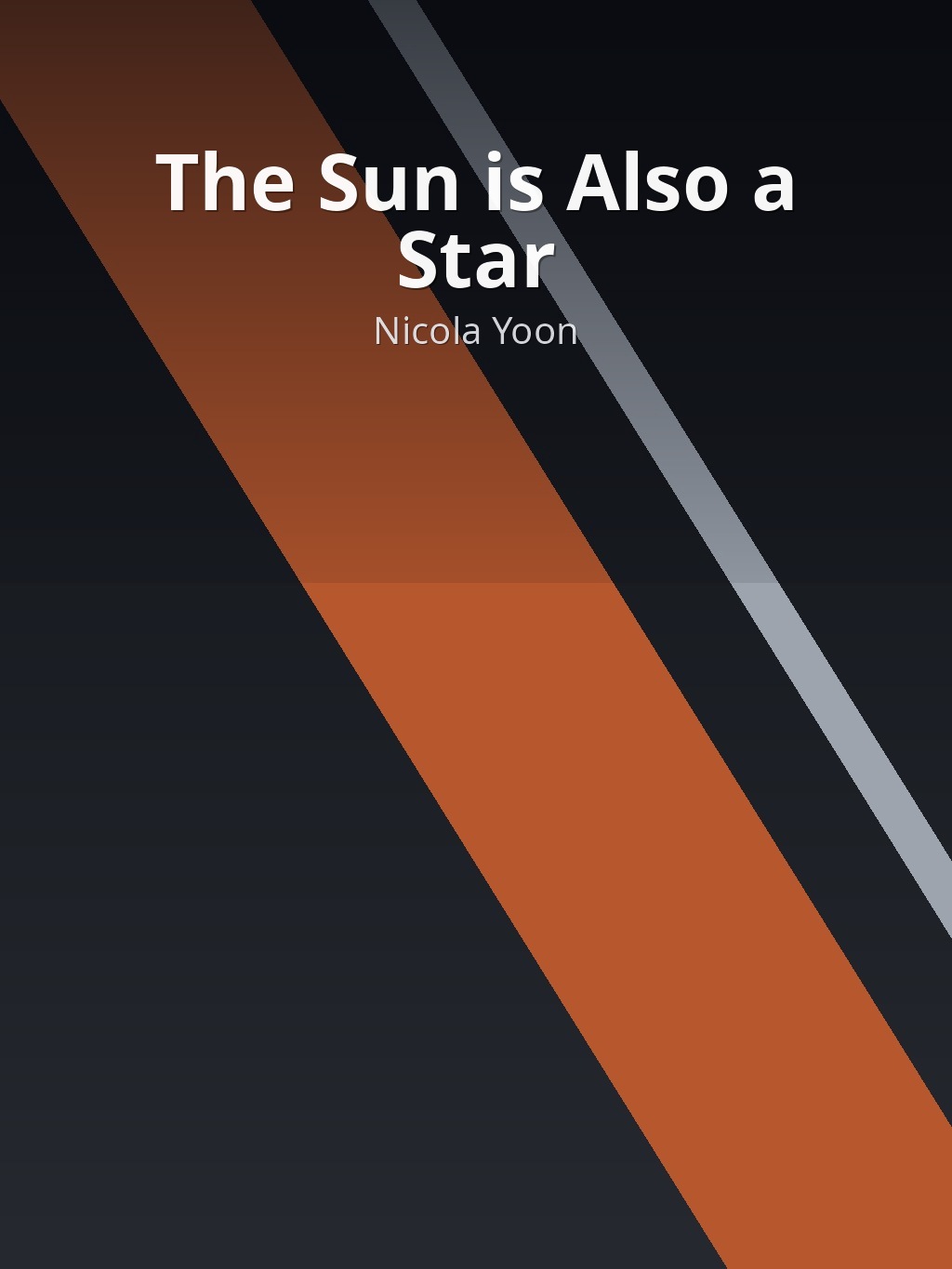 The Sun is Also a Star by Nicola Yoon book cover